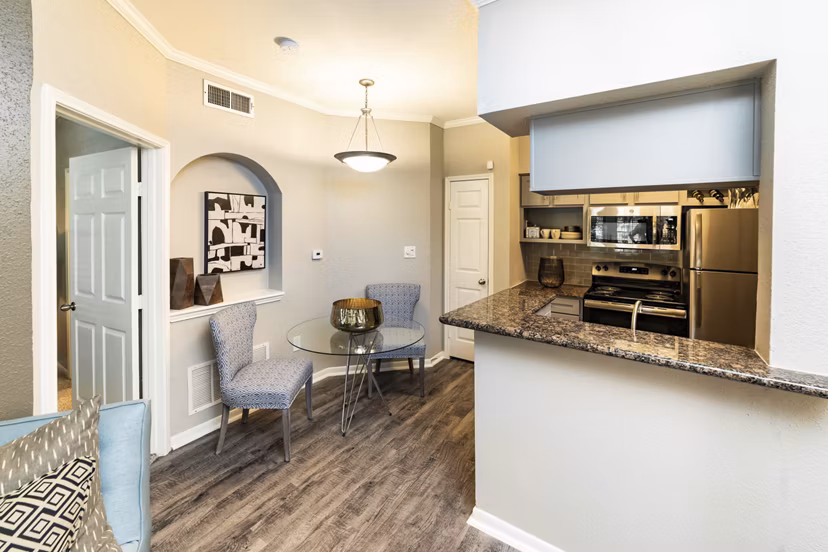 dining room/kitchen at Kessler Jersey Village Apartments