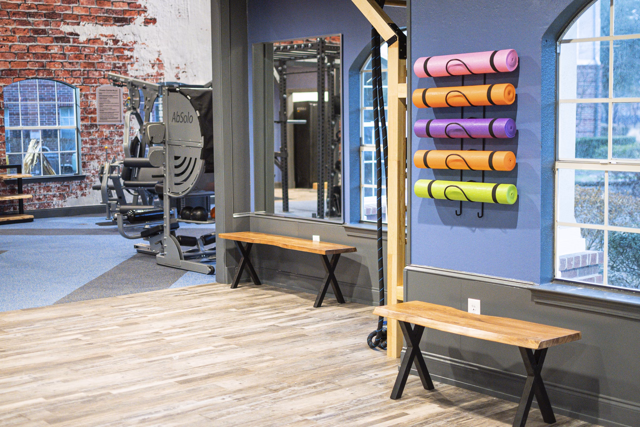 fitness center at Kessler Jersey Village Apartments