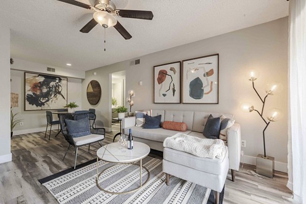 living room at Avana River Ranch Apartments