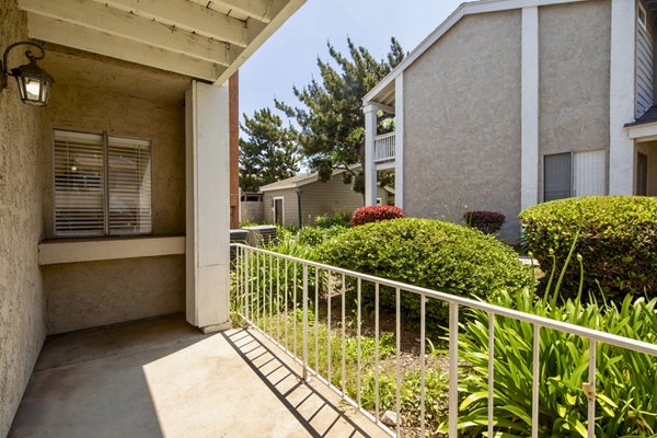 balcony/patio at Rancho Vista Apartment Homes