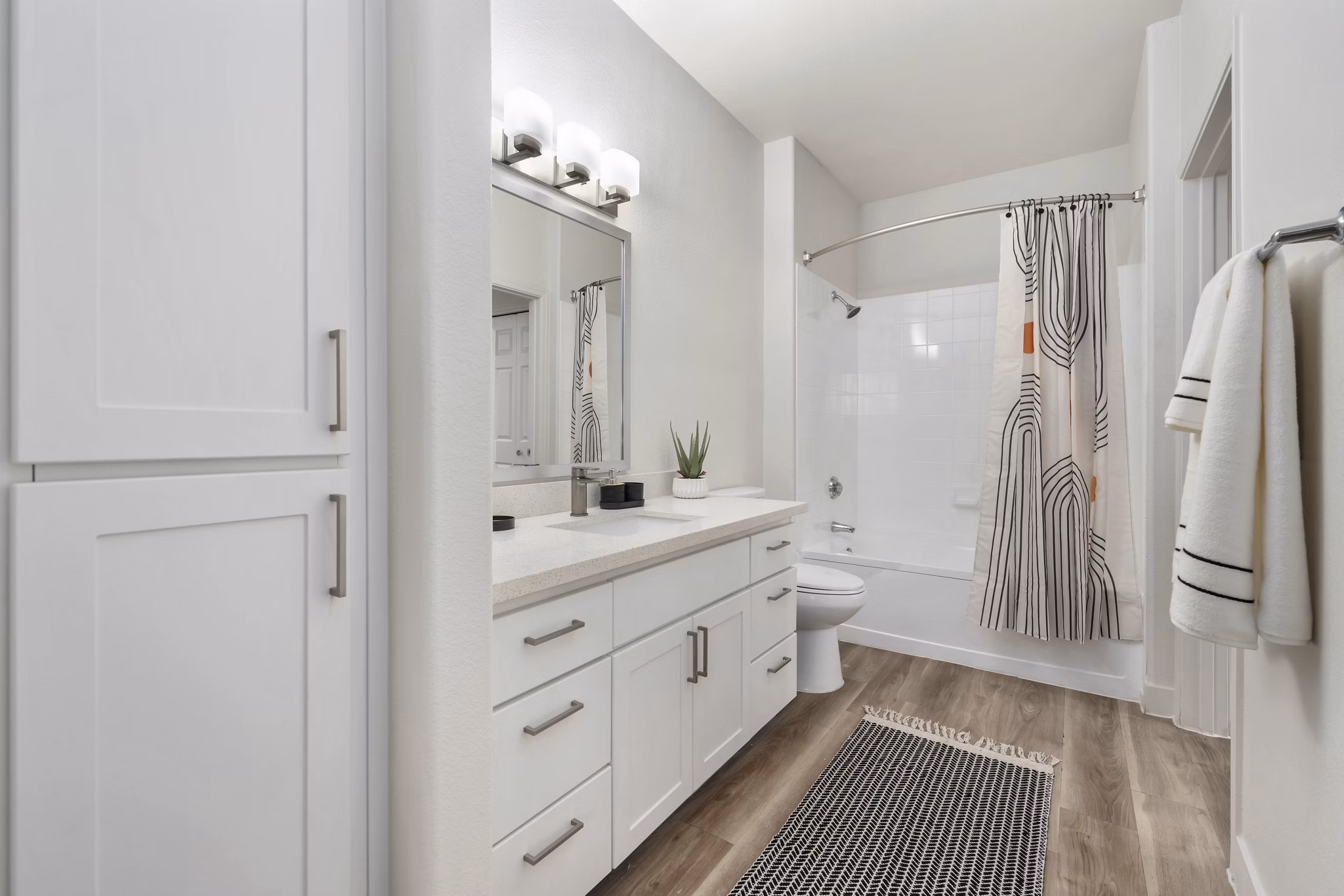 bathroom at The Palladium Apartments 