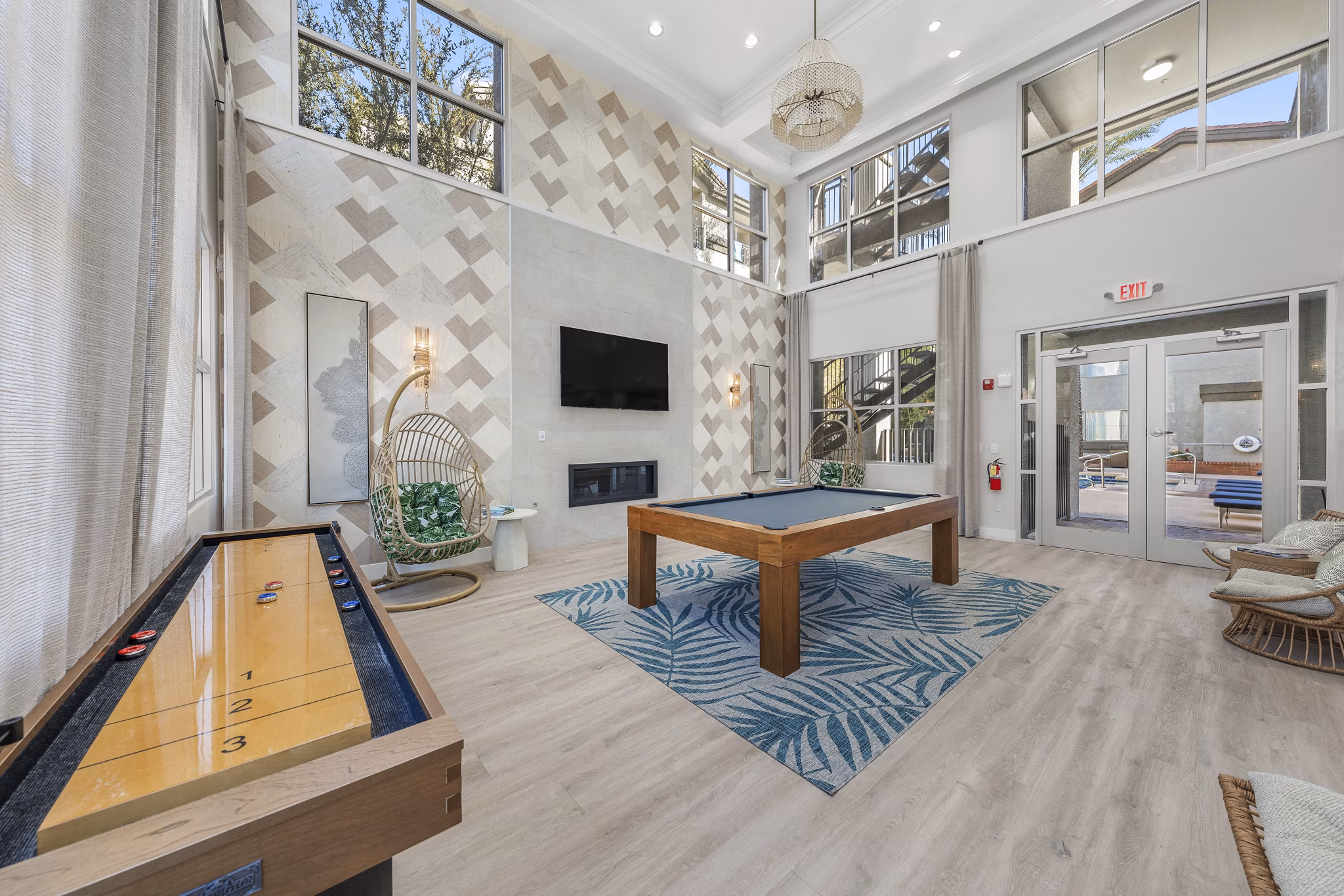 clubhouse at The Palladium Apartments 