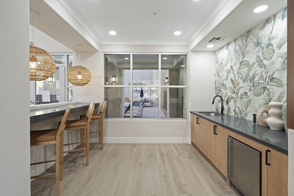 clubhouse at The Palladium Apartments 