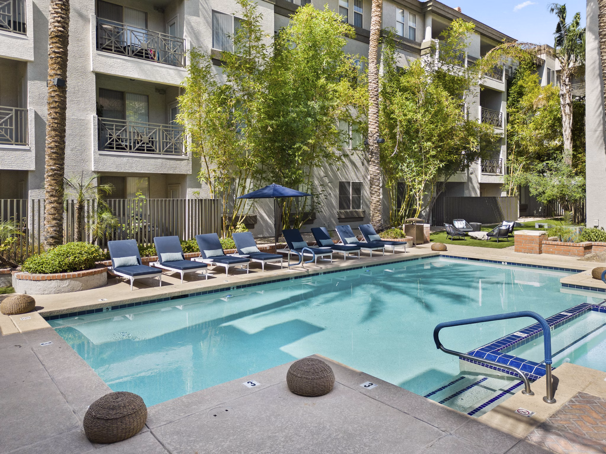 pool at The Palladium Apartments 