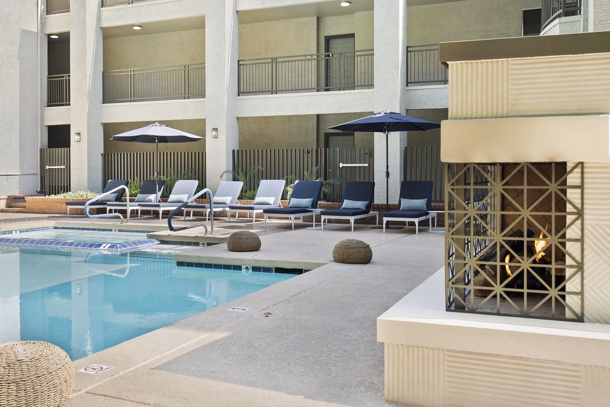 pool at The Palladium Apartments 