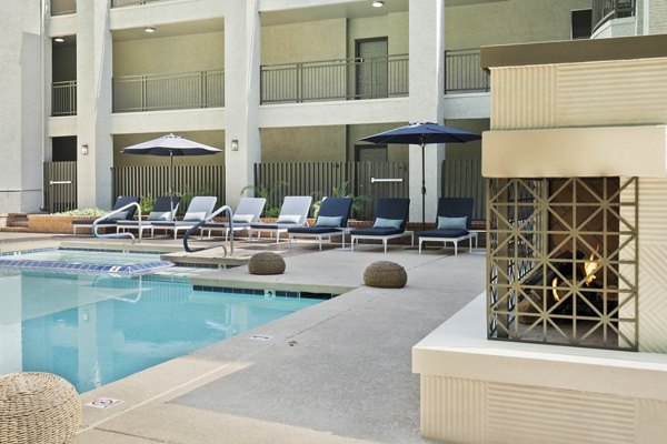 pool at The Palladium Apartments 