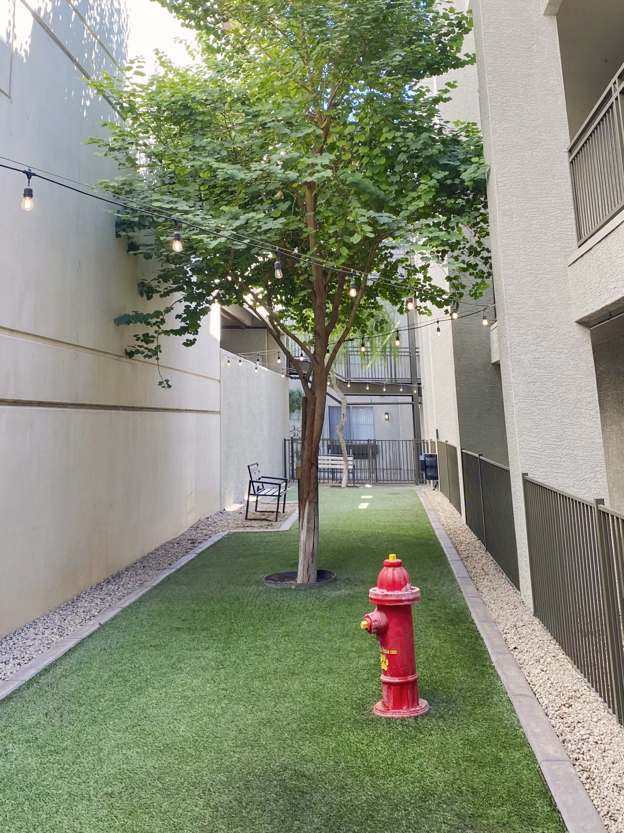 recreational area at The Palladium Apartments 