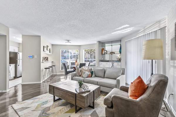 living room at The Georgian Apartments