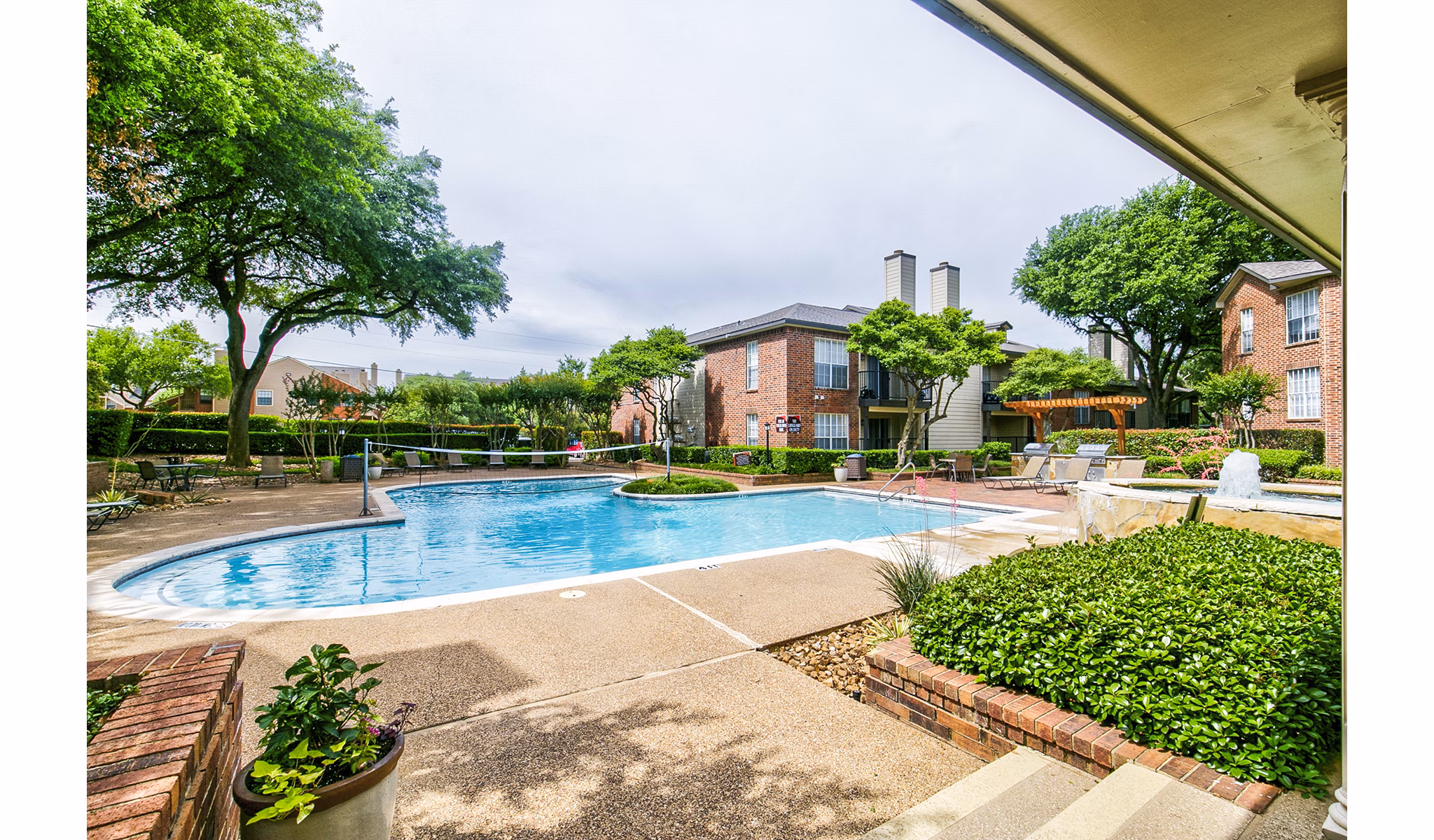 Rooftop pool with city views at The Georgian Apartments