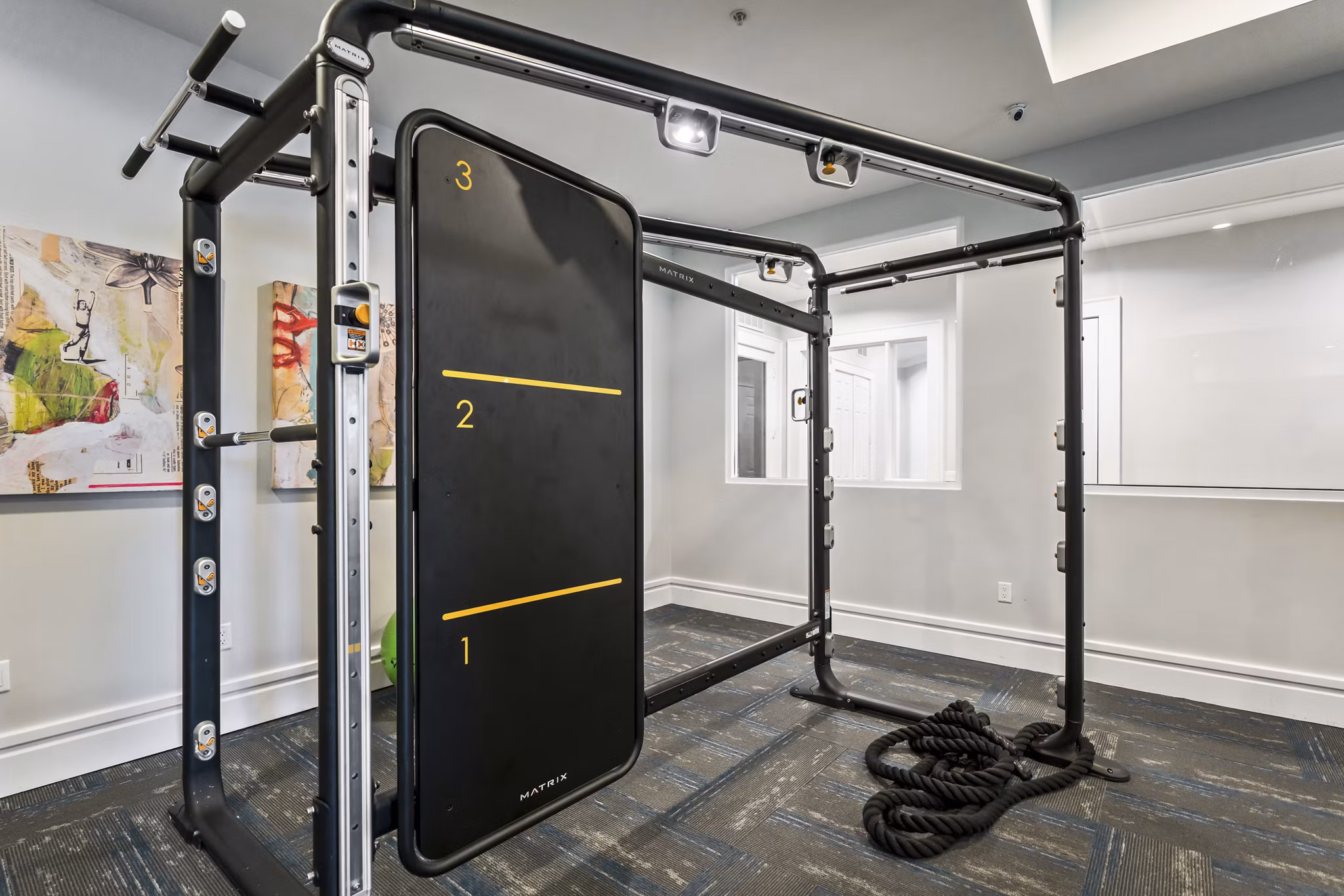 fitness center at Solero at Plantation Apartments