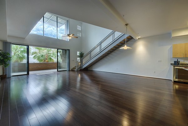 living room at Ten Wine Lofts Apartments