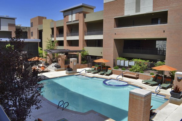 Relaxing pool at Ten Wine Lofts Apartments, perfect for unwinding in a luxurious setting