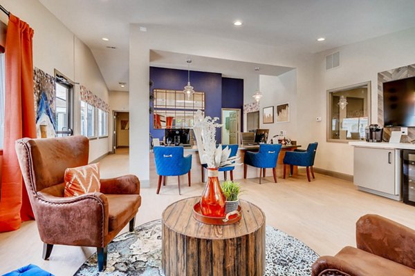 Canyon Reserve at the Ranch: Modern clubhouse with stylish decor at luxury apartments