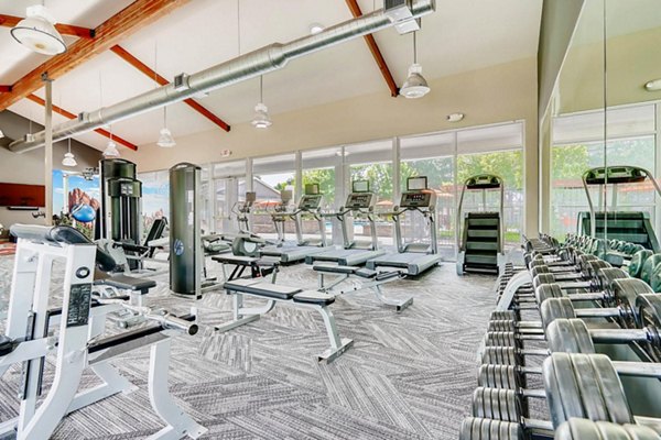 fitness center at Canyon Reserve at the Ranch Apartments