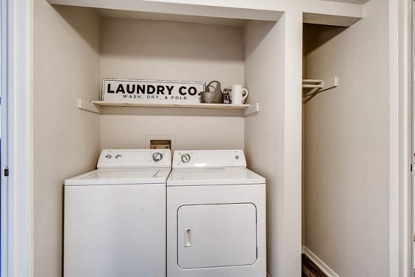 laundry room at Canyon Reserve at the Ranch Apartments