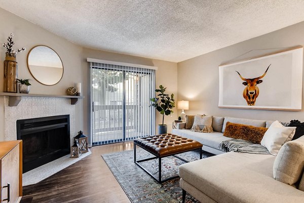 living room at Canyon Reserve at the Ranch Apartments