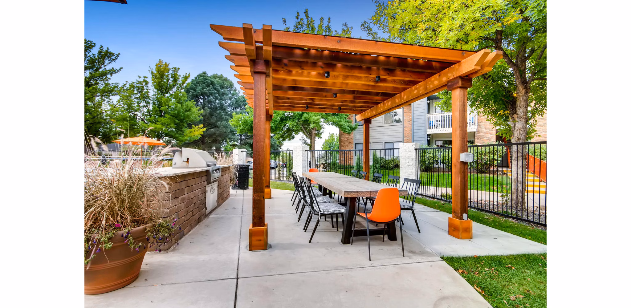 Patio at Canyon Reserve at the Ranch Apartments