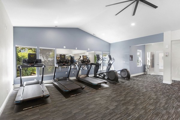 fitness center at Avana Star Lake Apartments
