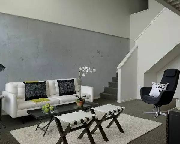 living room at On the Park Apartments