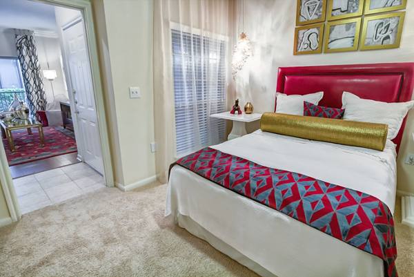 bedroom at Villas at River Oaks Apartments