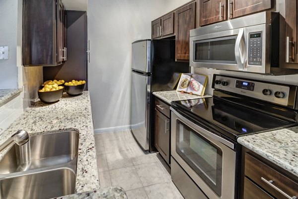 kitchen at Villas at River Oaks Apartments