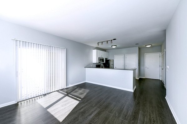 living room at Aventine at Fort Totten
