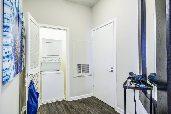 laundry room at Aventine at Fort Totten