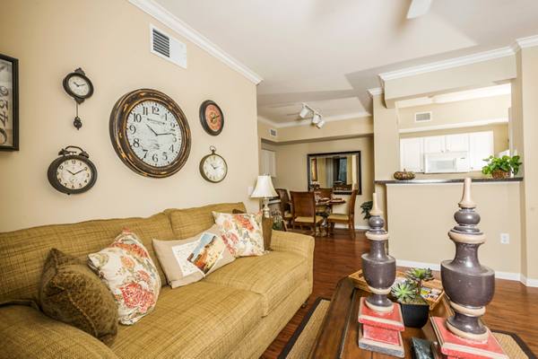 living room at Broadwater Apartments