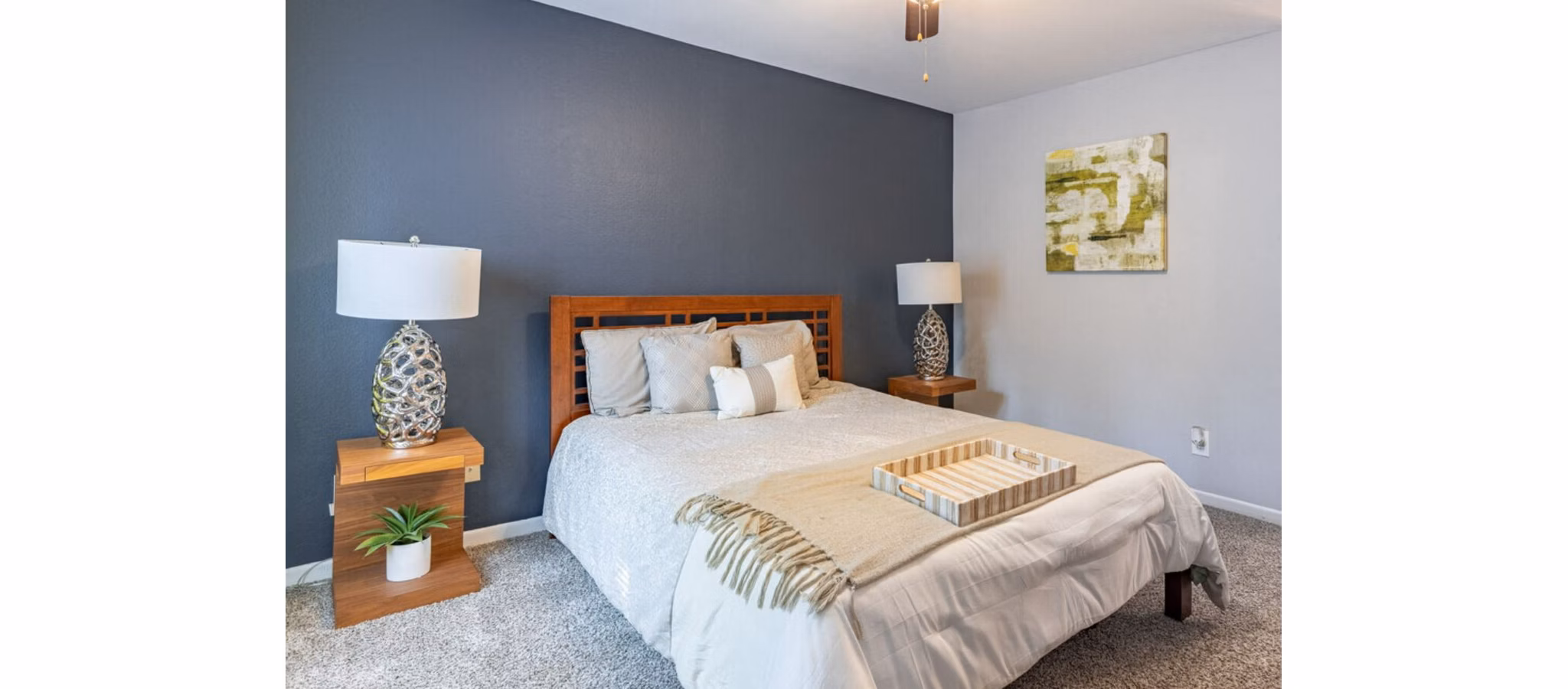 bedroom at Greenhouse Apartments