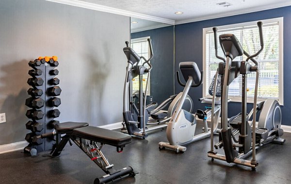 fitness center at Greenhouse Apartments