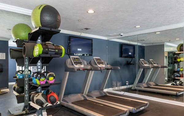 fitness center at Greenhouse Apartments