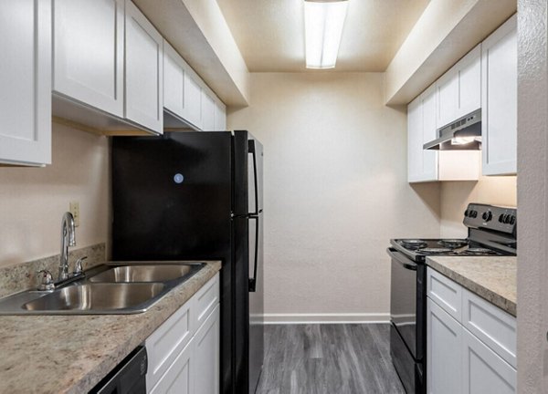 kitchen at Greenhouse Apartments