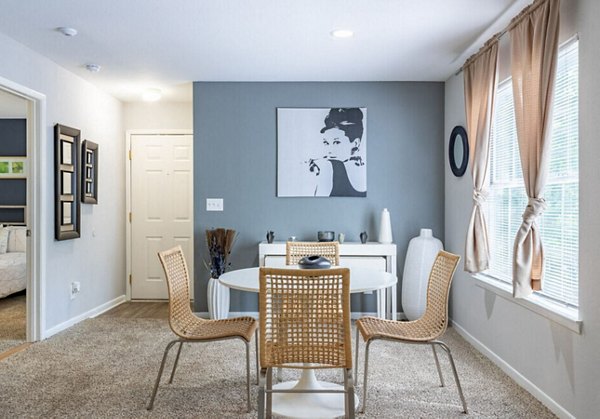 living room at Greenhouse Apartments