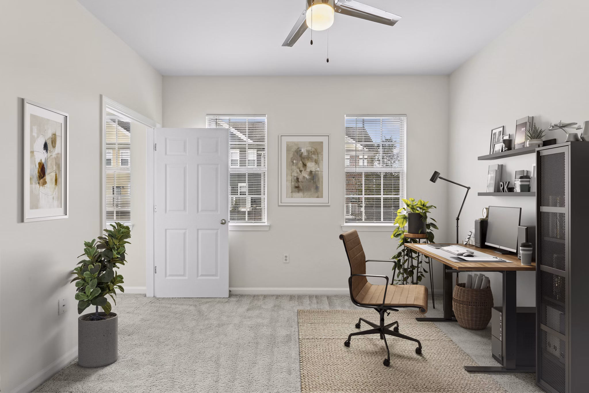 bedroom at The Pointe at New Town Apartments