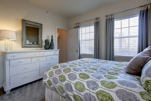 bedroom at The Pointe at New Town Apartments