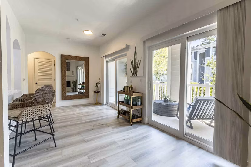 living room at 1000 West Apartments