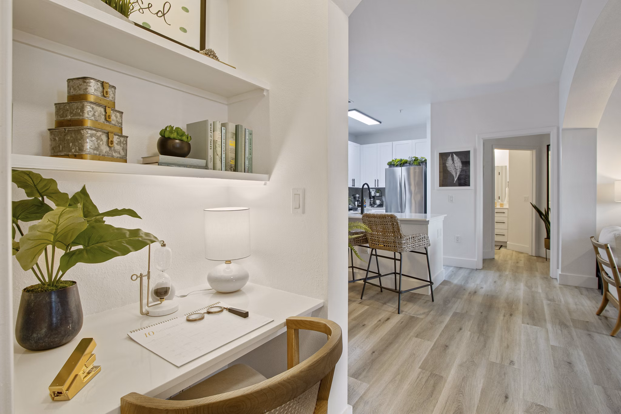 living room at 1000 West Apartments