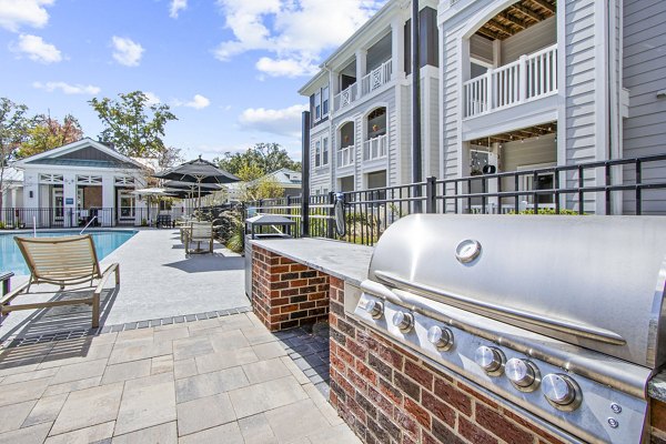 grill area/patio at 1000 West Apartments