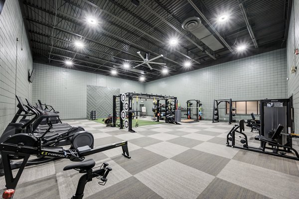 fitness center at Mallard Crossing at St. Matthews Apartments