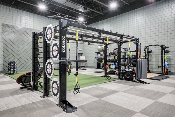 fitness center at Mallard Crossing at St. Matthews Apartments