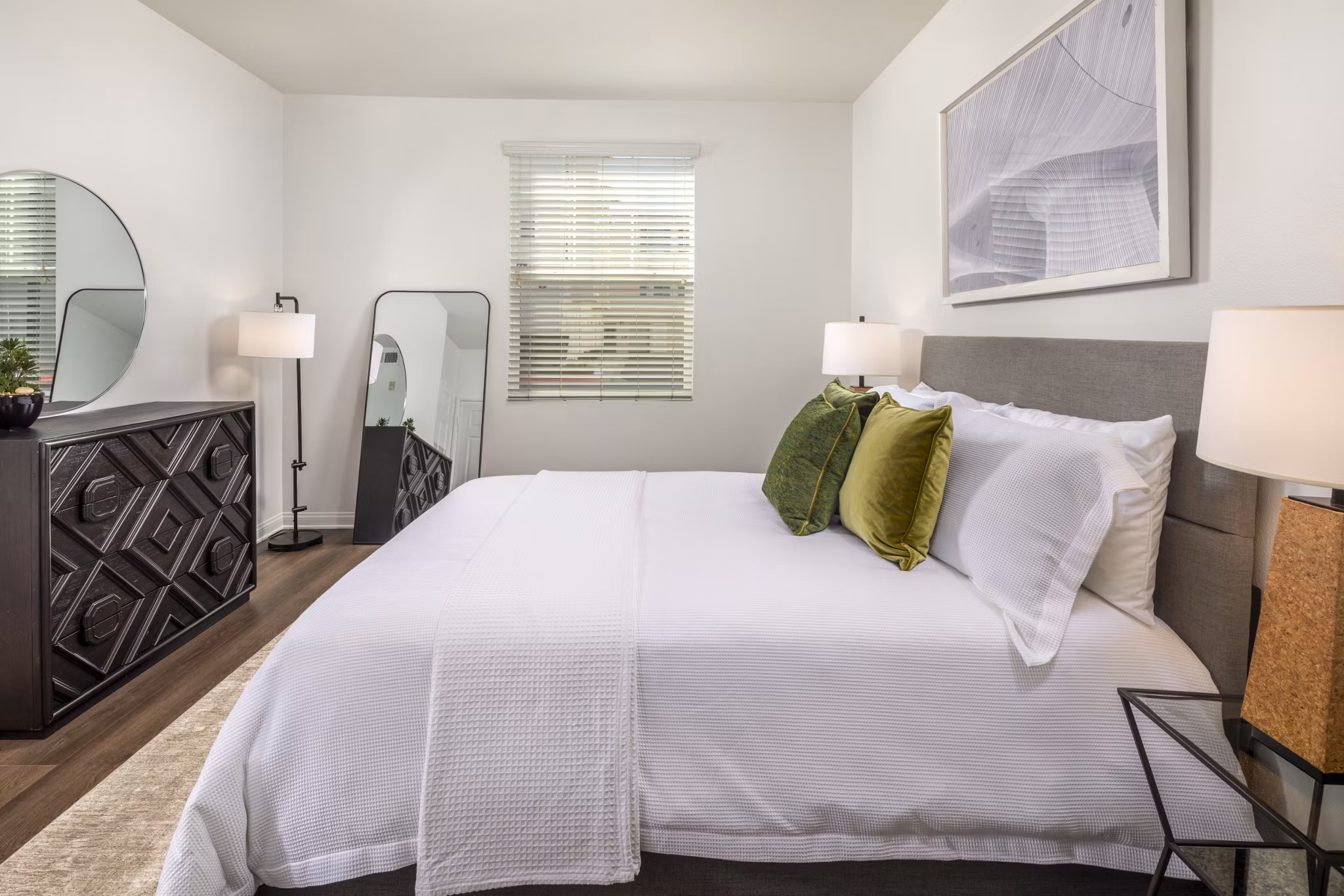 Bedroom at Coventry Court Luxury Senior Apartments