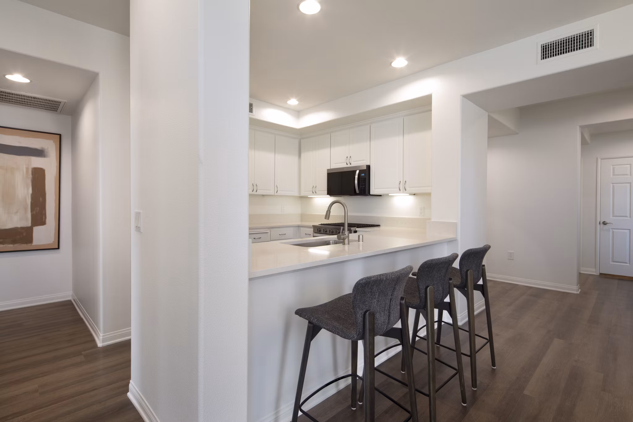 Kitchen at Coventry Court Luxury Senior Apartments