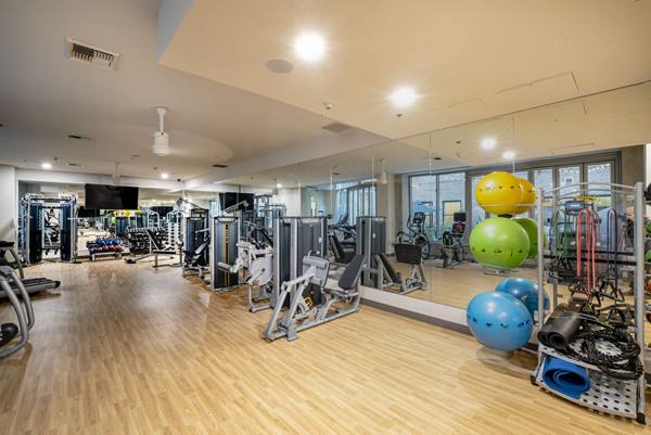 fitness center at Roosevelt Lofts