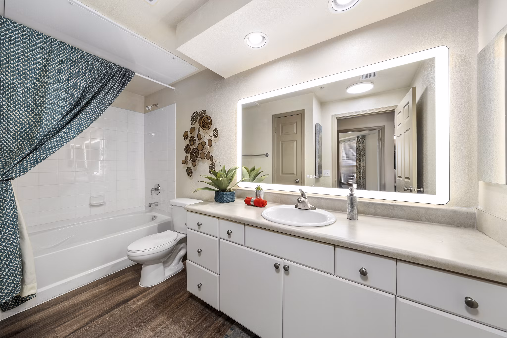 bathroom at Residences at 4225 Apartments 