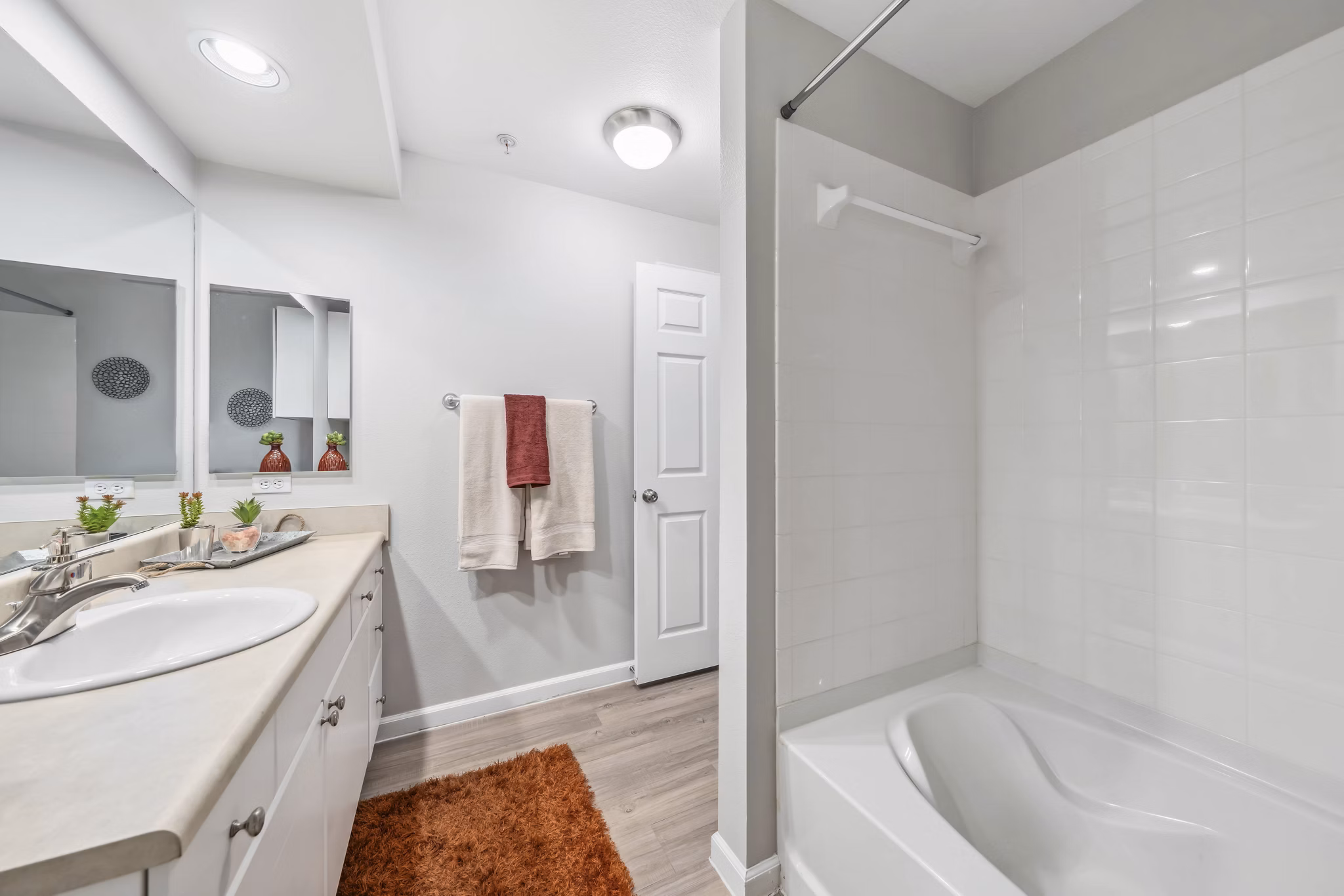 bathroom at Residences at 4225 Apartments