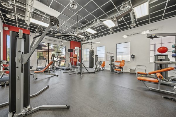 fitness center at Residences at 4225 Apartments