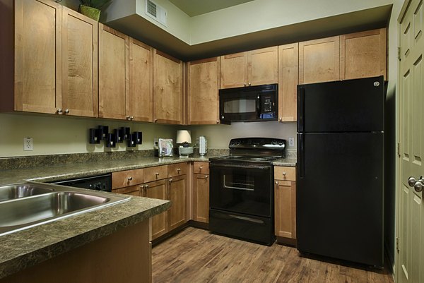 kitchen at Residences at FortyTwo25 Apartments