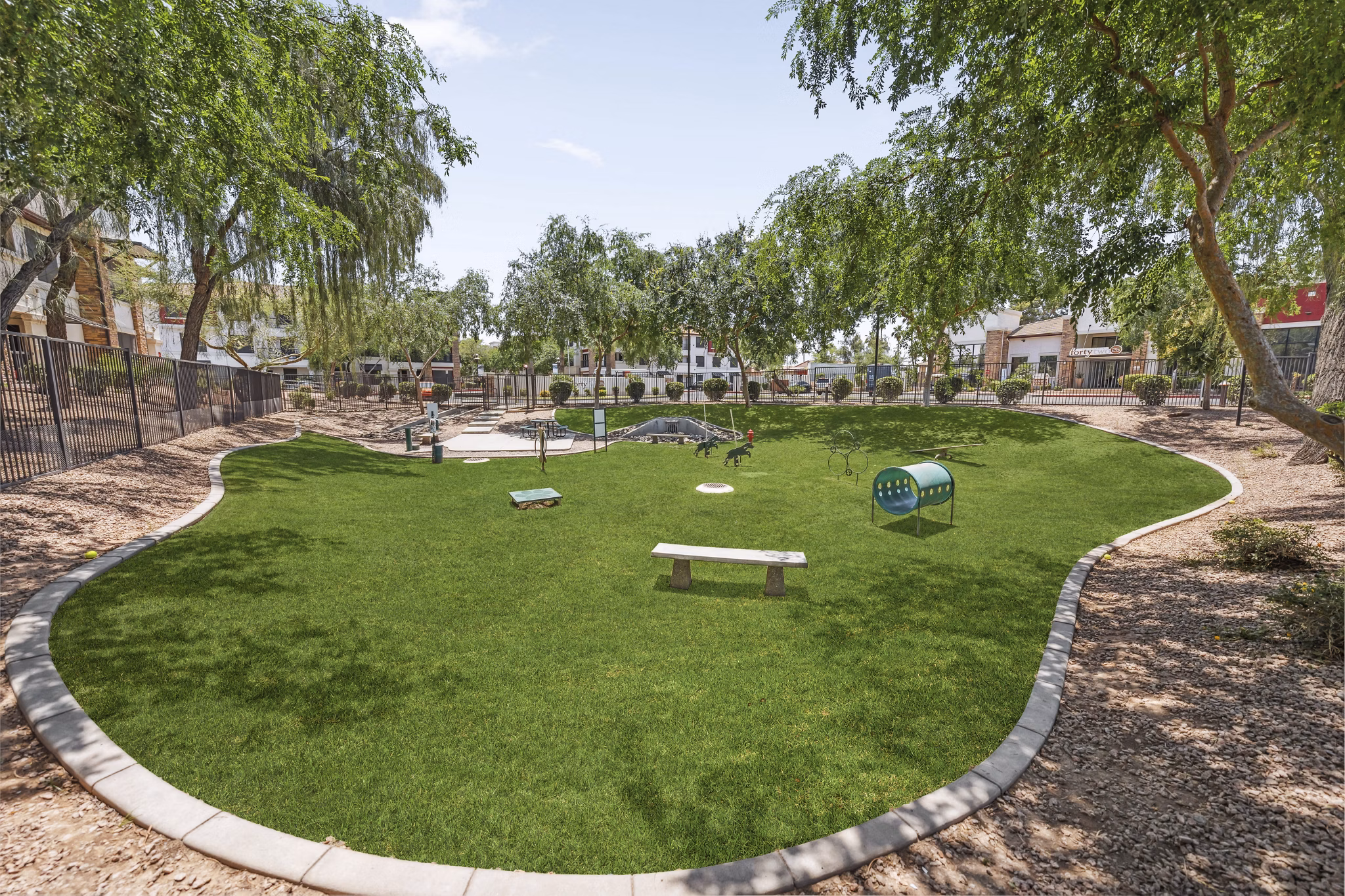 dog park at Residences at 4225 Apartments