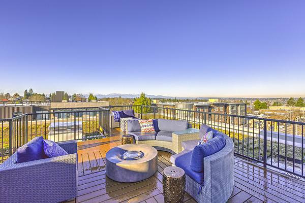 rooftop deck at The Queen Anne Collection - Towne