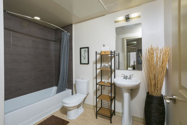 bathroom at Solera Apartments